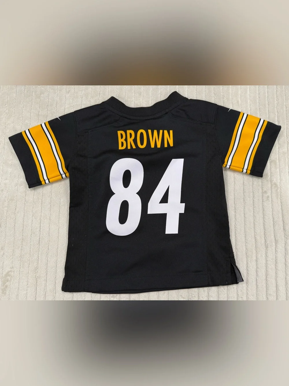 Nike Kids Black and Yellow Pittsburgh Steelers #84 Jersey